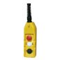 Preview: Hängetaster Command Direkt03, AUF-AB + Not-Aus, IP65, bis 3KW 400V, schaltet den Motor direkt, Kranschalter, Seilzug, Aufzug, Kran, Pumpe, Förderband, Wendeschalter