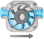 Preview: TPU Ersatz - Impeller für ZUWA Pumpe "A" 30 Liter/min. TYPE: TPU, Pumpe, Impellerpumpe, Hauswasserpumpe, Druckpumpe, Gartenpumpe, Abwasserpumpe, Brunnenpumpe, Entwässerungspumpe,