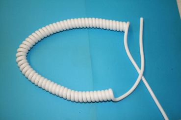 Wendelleitung, Spiralleitung H05VV 3x0,75mm², 0,8m - 2,5m, Anschluss, Lampen, Geräteanschluss