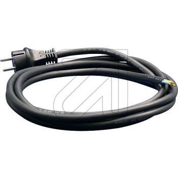 Geräteanschlussleitung Ö 1001, H05-RN-F 2x1,0mm² 3m mit Stecker