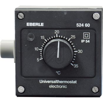 Allzweck - Thermostat, Eberle AZT-A, 115600, aP,  IP54, 5-35 C°, Thermoschalter, Temperatur, Wandthermostat