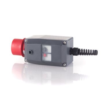 Motorstecker Tripus 207P263, Motorschalter 0,12-0,18 KW, mit Motorschutzschalter MS-0,63A, CEE 5x16A, IP45, KSVM, Motorschutzschalter, Motorschutzstecker, Motoranschluss, Profi, Für Baustellen, Industrieeinsatz, Pumpen, Kompressoren, Industriemotoren.