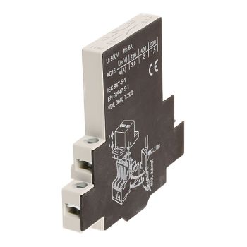 Hilfsschalter 1s1ö, Typ PS11 für Iskra-Motorschutzschalter MS 25, Schutzschalter, Motorschalter