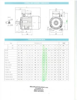 Drehstrommotor CMEC, YX3-132S1-2, 5,5KW, 400/690V, n=3000, B3, IE3, Elektromotor, Kraftmotor, ELMA, Elektrim, Cantoni, ABB, Siemens