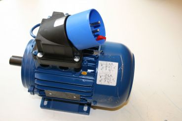 Wechselstrommotor mit Schalter, 0,75KW, 230V, n=1500, Elektromotor, Mischermotor, Mörtelmischer, Drehstrommotor, Unterspannungsauslöser, Motorschalter, Mörtel