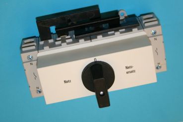 Preview: Laststromschalter, Netz-Umschalter, Netz - Notstrom,  als Einbauschalter, 1-0-2, Sontheimer ULT 63/4T/x73, 4 polg, auf Hutschiene