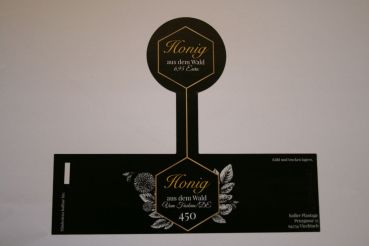 Waldhonig aus eigener Imkerei, 450g, im Glas mit Metalldeckel, honey, miel, miele, bal, Blütenhonig, Honig, forest honey, le miel