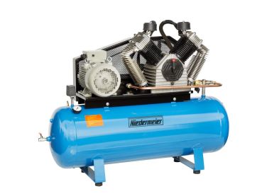 Industrie Kompresseor Nistra NK 500D/2000, 500L, 11,0KW, Druckluft Kompressoren, 400V, Luftdruck, Werkstatt, Autowerkstatt, Heimwerker