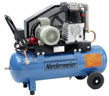Industrie Kompresseor Nistra NK 50/400W, 50L, 2,2KW, Druckluft Kompressoren, 230V, Luftdruck, Werkstatt, Autowerkstatt, Heimwerker