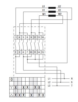 Stern Dreieck Schalter, Lovato 7GN3212P, 32A, bis 13KW, Drehstrommotor, Elektromotor, Sterndreieckschalter, EATO, Siemens