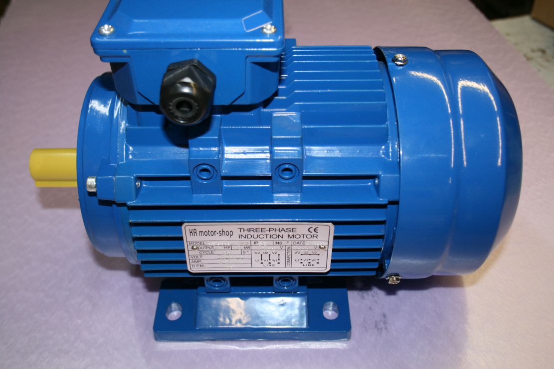 KOLLER  - Drehstrommotor IE2, KR Motor-Shop, MS 100L1-4,  2,20KW, 230/400V, 1500 U/min, B3, Elektromotor, Motor, Kompressor,  Kompressormotor