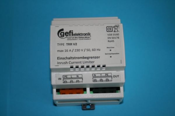 Anlaufstrombegrenzer, Gefi Gefistart, Automatik, bis 3500W, Softanlauf,  Anlaufstrombegrenzer, Strombegrenzer, Einschaltstrombegrenzer, Sanftanlauf