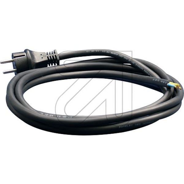 Geräteanschlussleitung Ö 1303, H07-RN-F 3x1,0mm², 3m mit Stecker, Netzkabel, Netzanschluss, Gummikabel, Anschlussleitung