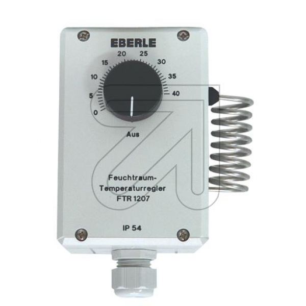 Feuchtraum Thermostat, Eberle FTR 1207, 115550, IP54, 0-40 C°, Thermoschalter, Wandthermostat, Industriethermostat