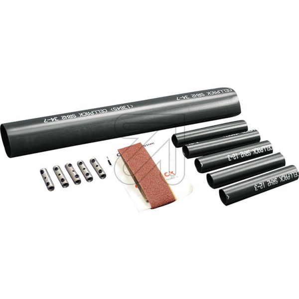 Schrumpf - Verbindungsmuffe, CELLPACK SMH 5, 5x1,5-6mm² , 145090, Kabelmuffe, Schrumpfmuffe, Kabelverbindung