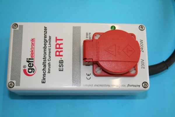 Anlaufstrombegrenzer, Gefi ESB-RRT, bis 2400W, für Trafo und elektronische Geräte, Anlaufstrombegrenzer, Strombegrenzer, Einschaltstrombegrenzer, Sanftanlauf, Sanftstarter, Klinger Born, Gefi Anlaufstrombegrenzer, Gefi ESB-RRT, bis 2400W, für Trafo und elektronische Geräte, Anlaufstrombegrenzer, Strombegrenzer, Einschaltstrombegrenzer, Sanftanlauf, Sanftstarter, Klinger Born, Gefi