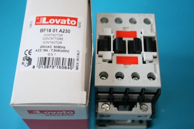 Leistungsschütz als Motorschütz Lovato BF18 01 A230V 7,5KW 3H+1Ö, 004015