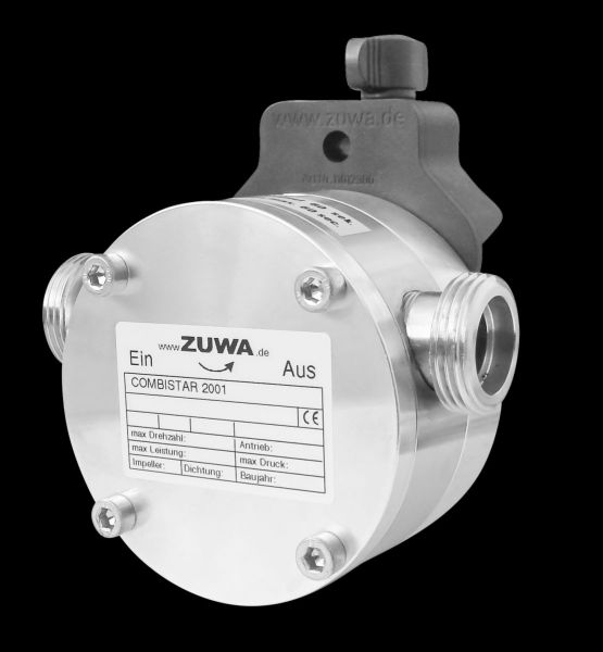 30L/min Bohrmaschinen Viton Impeller Pumpe ZUWA UNISTAR 2001-A Adapter 