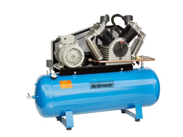 Industrie Kompresseor Nistra NK 500D/2000, 500L, 11,0KW, Druckluft Kompressoren, 400V, Luftdruck, Werkstatt, Autowerkstatt, Heimwerker