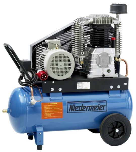 Industrie Kompresseor Nistra NK 90/750D, 90L, 4,0KW, Druckluft Kompressoren, 400V, Luftdruck, Werkstatt, Autowerkstatt, Heimwerker