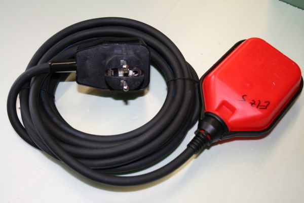 Schwimmerschalter mit Steckdose Rei-EZ 20m, entleeren, Tauchpumpe, Pumpenschalter, Pumpe, Wasserspeicher