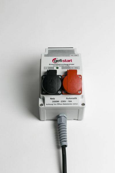 Anlaufstrombegrenzer, Gefi Gefistart, Automatik, bis 3500W, Softanlauf, Anlaufstrombegrenzer, Strombegrenzer, Einschaltstrombegrenzer, Sanftanlauf, Sanftstarter, Klinger Born Anlaufstrombegrenzer, Gefi Gefistart, Automatik, bis 3500W, Softanlauf, Anlaufstrombegrenzer, Strombegrenzer, Einschaltstrombegrenzer, Sanftanlauf, Sanftstarter, Klinger Born
