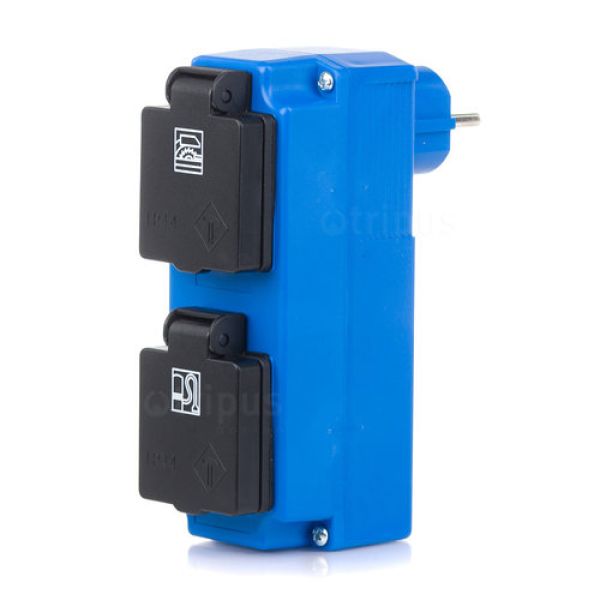 Einschaltautomatik ALV 1 mit 2 Schuko-Steckdosen, Master-Slave, Einsatz: Staubabsaugungen, Staubsauger, Arbeitslicht, Absaugung, Beleuchtung, Gebläse